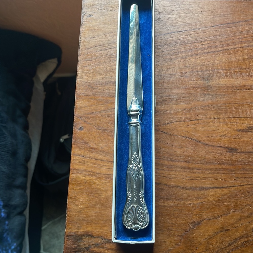 Sheffield silver company silver letter opener
